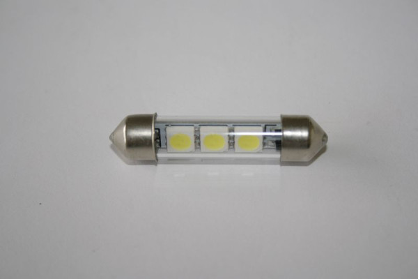ELMAG LED svetilka 'Soffitte 39mm', 3x 3-chip SMD, kot snopa 150°, barva svetlobe bela, dolžina 39 mm (možna montaža od 36-40 mm) Ø 9 mm, 9503392