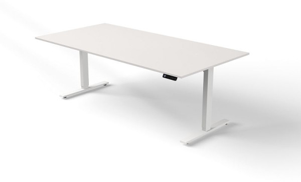 Kerkmann sedeča/stoječa miza Š 2000 x G 1000 mm, električno nastavljiva višina od 720-1200 mm, Move 3, barva: bela, 10381510
