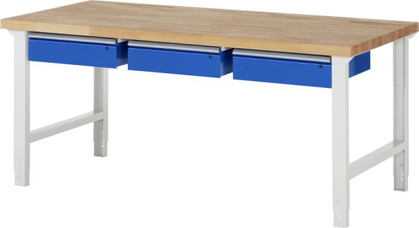 RAU delovna miza serije 7000 - model 7003-1, Š2000 x G900 x V790-1140 mm, 03-7003A1-209B4H.11