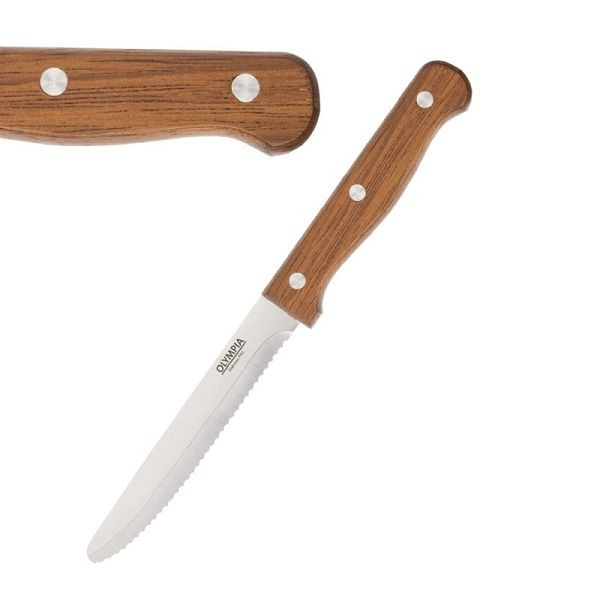 Olympia nož za zrezke z leseno okroglo konico, PU: 12 kosov, CS717