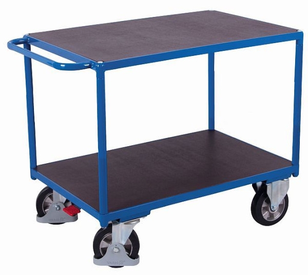 VARIOfit težki namizni voziček z 2 nakladalnima površinama, zunanje mere: 1.390 x 800 x 925 mm (ŠxGxV), sw-800.502