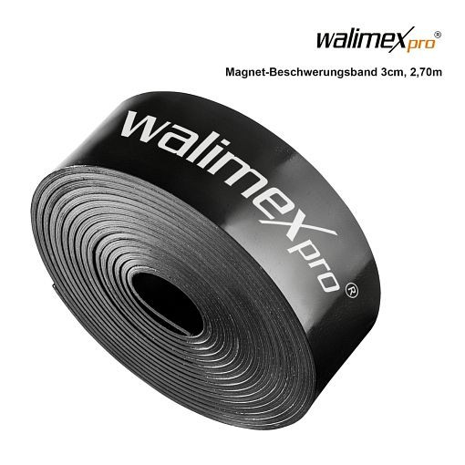 Walimex pro magnetni trak za uteži 3 cm, 2,7 m, 22480