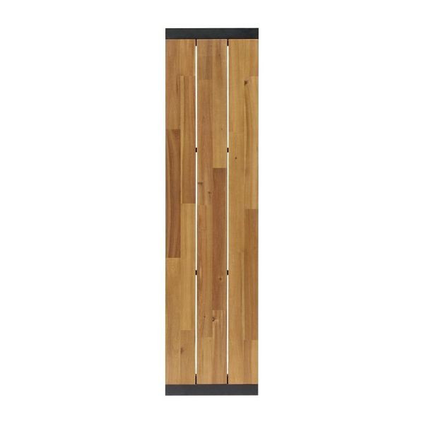 Bolero jeklo in klopi iz akacijevega lesa v industrijskem stilu 160 cm, PU: 2 kosa, DS158
