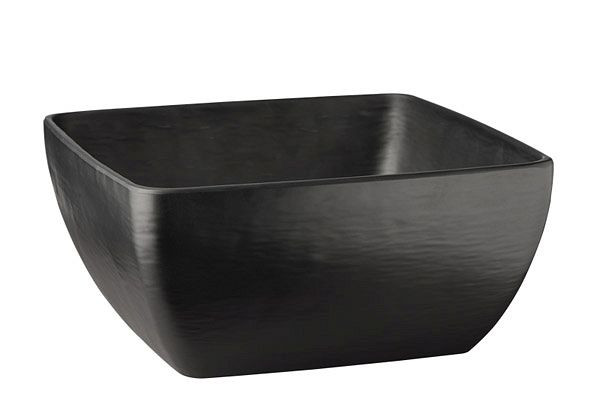 APS posoda -SLATE-, 25 x 25 cm, višina: 12 cm, melamin, črna, videz skrilavca, 3,8 litra, 84245
