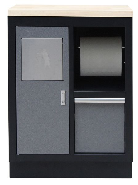 Kunzer osnovna omarica s posodo za smeti in držalom za rolo papirja, WES1301
