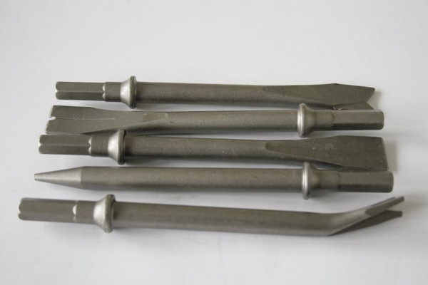 ELMAG set dlet, šesterokotna, 10,2 mm, 5 kosov, dolžina 175 mm za dletna kladiva, 42853