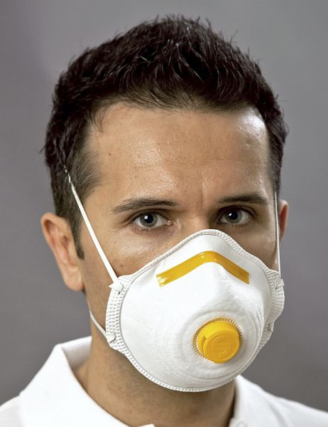 EKASTU Safety dihalna maska Mandil FFP1/V, PU: 12 kosov, 411381