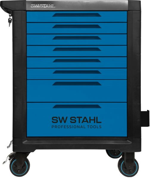 SW-Stahl profesionalni delavniški voziček TT801, moder, neopremljen, 07100L