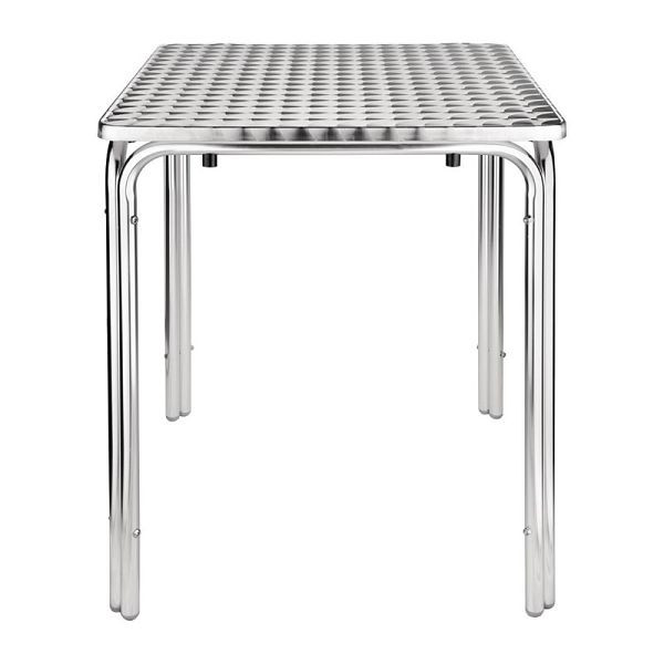Bolero kvadratna bistro miza iz nerjavečega jekla s 4 nogami 60 cm, CG837