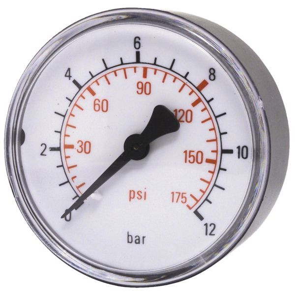 Manometer ELMAG 0-16 bar, Ø 63 mm, Ø 1/4', zunanji navoj spodaj, 46126