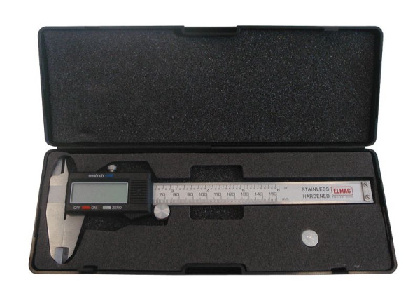 Precizno digitalno merilno pomično merilo ELMAG 150 mm, standardno, 88720