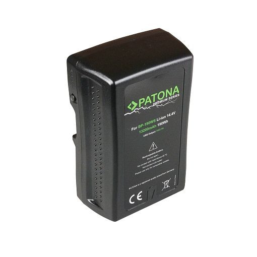 Patona V-Mount baterija 190Wh / 14,4V / 13200mAh, 23040
