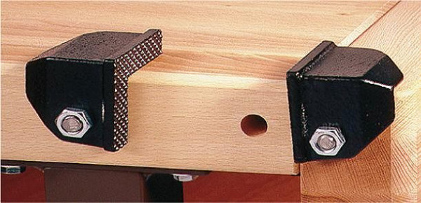 ANKE delovne mize vtične vpenjalne čeljusti; 1 par, primeren za univerzalno delovno mizo; model serije 51+53; omogoča horizontalno in vertikalno vpenjanje, 810.925
