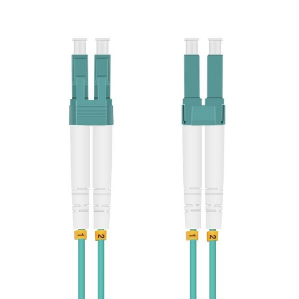 Helos optični patch kabel LC/LC Duplex50/125µm OM3 aqua 5.0m, 115720