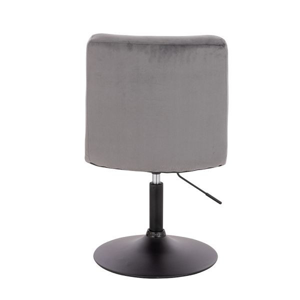 HOME DELUXE Vrtljivi poker stoli 2 ACE - žametno svetlo sivi, 20694