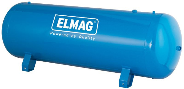 Rezervoar za stisnjen zrak ELMAG ležeči, 11 barov, EURO L 270 CE, vključno z manometrom in varnostnim ventilom, 10160