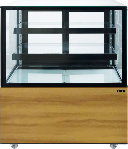 Saro vitrina za torte z lesenim dekorjem, 300 l model MAXIME, 330-1106