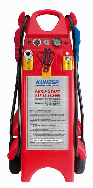 Kunzer baterijski start mobile 12V 2400A, 24V 1200A, ASF 12-24/2400