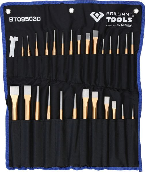 Brilliant Tools set dleta in luknjača, 28 kosov, BT085030