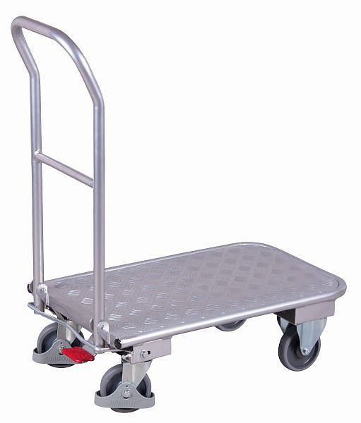 Zložljiv voziček iz aluminija VARIOfit, zunanje mere: 995 x 600 x 990 mm (ŠxGxV), ap-600.803