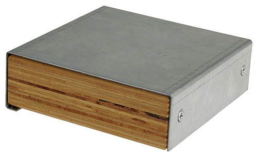 Delovna plošča Bedrunka+Hirth, bukev multiplex s pokrovom iz pocinkanega jekla, mere v mm (ŠxGxV): 2500 x 750 x 40, A03.25.40