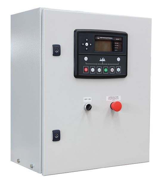 ELMAG ATS Panel DSE 335 do 87 kVA / 125A, zaznavanje izpada omrežja s preklopom napetosti, krmilna omarica, DC napajanje, 53630