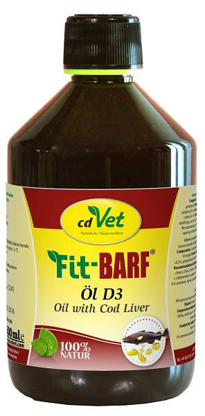 cdVet Fit-BARF olje D3 500 ml, 4178