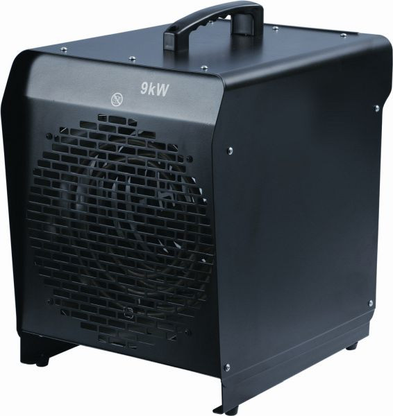 DeKon industrijski grelnik / grelec z ventilatorjem, črn, zmogljivost zraka: 860 m³/h, ATH-90