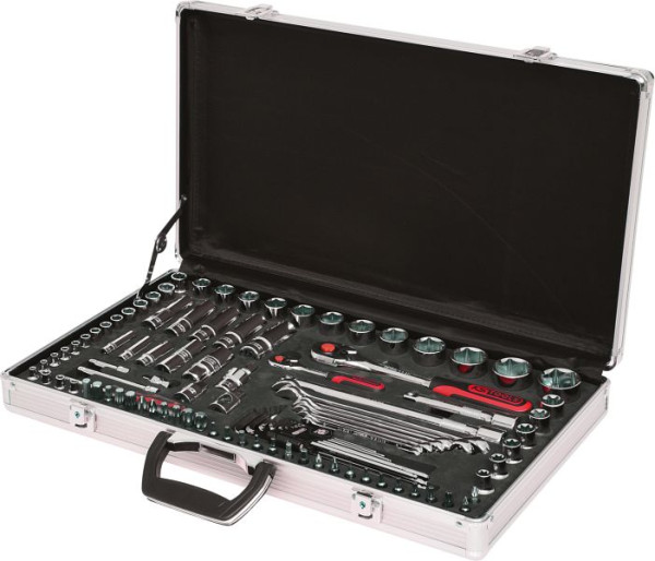 KS Tools 1/4"+1/2" CHROMEplus set nasadnih ključev, 102 kosov, 918.0702