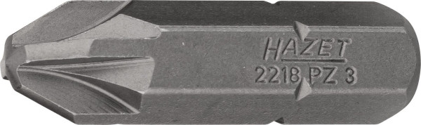 Hazet nastavek, poln šesterokotnik 8 (5/16 inch), Pozidriv profil PZ, PZ3, 2218-PZ3