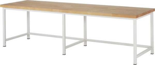 RAU delovna miza serije 8000 - okvirna konstrukcija (varjen okvir), 3000x840x900 mm, 03-8000-1-309B4S.12