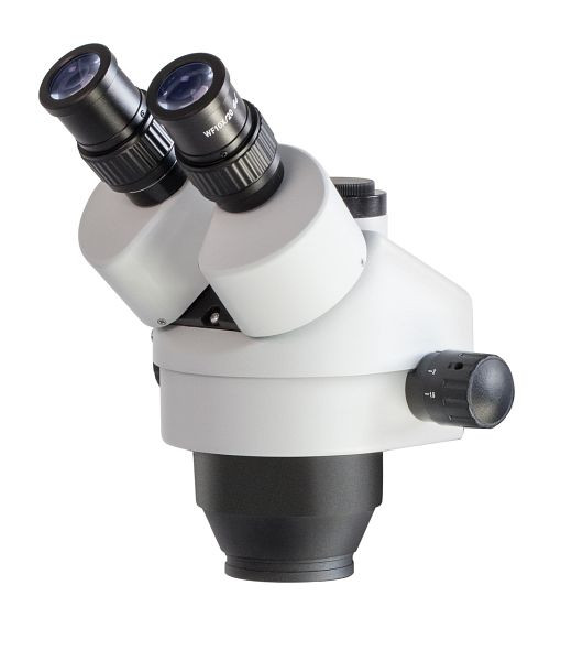 KERN Optics stereo zoom mikroskopska glava, Greenough 0,7 x - 4,5 x, daljnogled, okular HWF 10x / Ø 20 mm visoka očesna točka, OZL 461