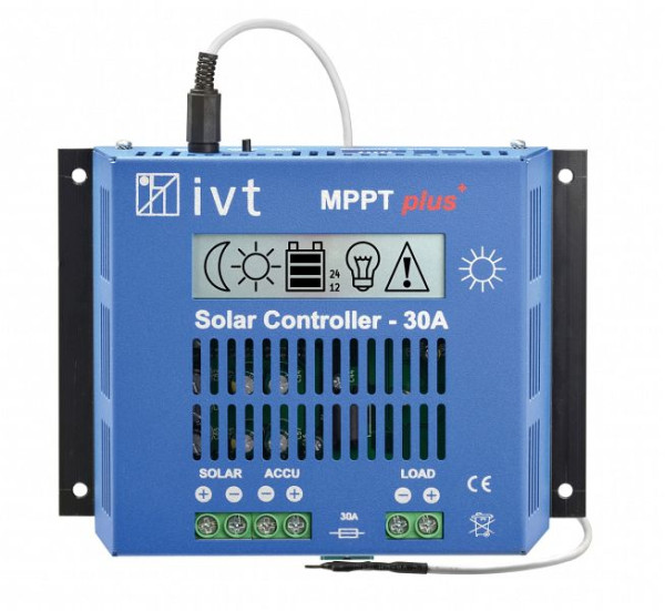 IVT MPPTplus⁺ solarni regulator 12 V/24 V, 30 A, 200037