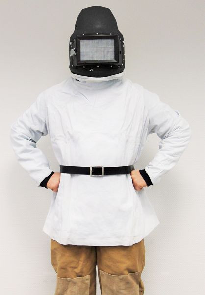 EKASTU Safety čelada za zaščito pred sevanjem C4-PLUS usnjena z rokavi, 144154