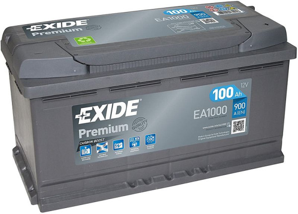 Zagonska baterija EXIDE Premium EA 1000 Pb, 101 009700 20