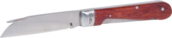 KS Tools električarski zložljivi nož, 2 koničasti rezili, 907.2188