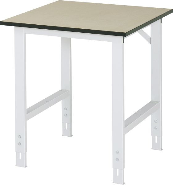 Delovna miza serije RAU Tom (6030) - višinsko nastavljiva, MDF plošča, 750x760-1080x800 mm, 06-625F80-07.12