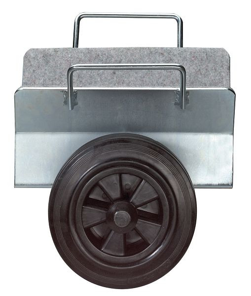 BS vpenjalni voziček za valjčne plošče, tip 1-3 z gumijastim kolesom, Ø kolesa 200 mm, nosilnost 200-300 kg, širina vpenjanja 0-110 mm, PLATTENWAGEN.2G