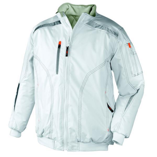 teXXor nepremočljiva pilotska jakna FJORD, velikost: L, barva: bela, pak. 10 kom, 4184-L