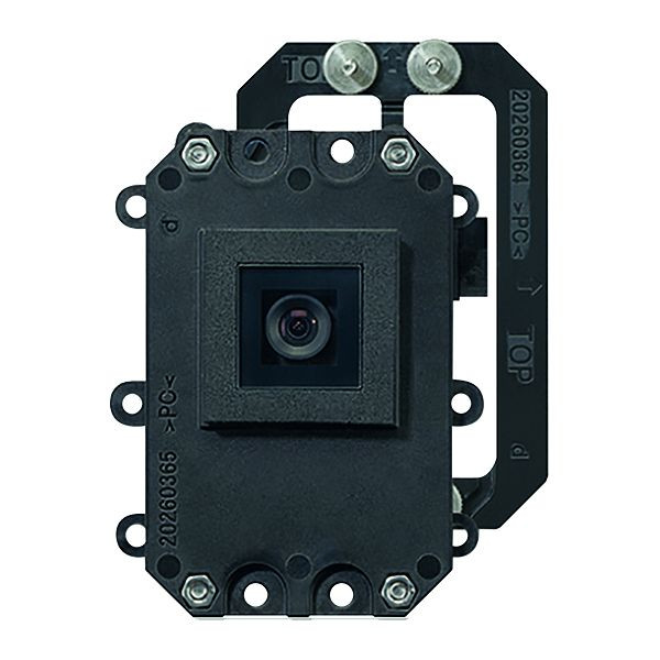 Vgrajena kamera TCS za vodoravno namestitev za sprednje plošče ali sisteme poštnih nabiralnikov, vključno z nosilcem, FVK2202-0300