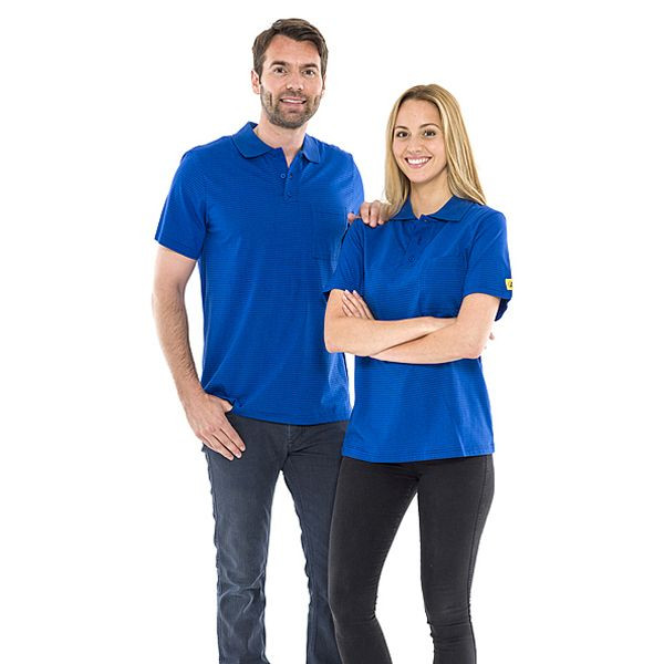 SafeGuard ESD polo majica, kraljevsko modra, 150 g/m2, velikost XS, DSWL42149