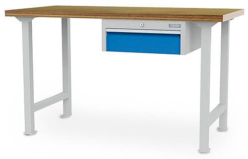 Bedrunka+Hirth vrstna delovna miza R 18-24, 1x150 mm, polni izvlek predala 100%, 1500 x 750 x 819 mm, 03.15.520.1V