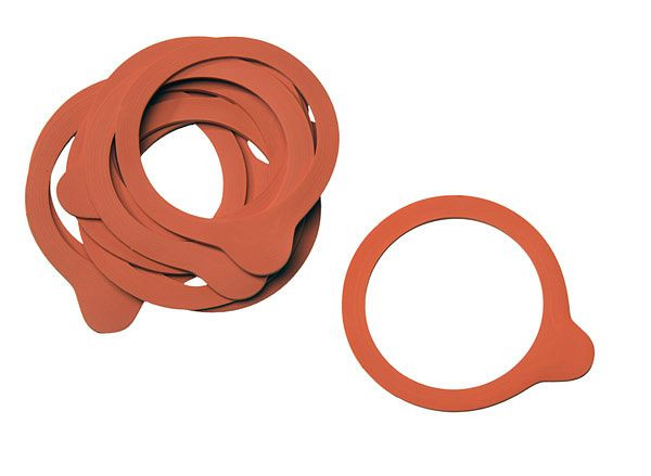 APS gumijasti tesnilni obroči, za pokrove Weck kozarcev, naravna guma, za kozarce Ø 9 cm, pakiranje po 10 kom, 82394