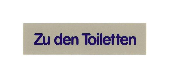Besedni znak Contacto DO WC-jev, 7673/005