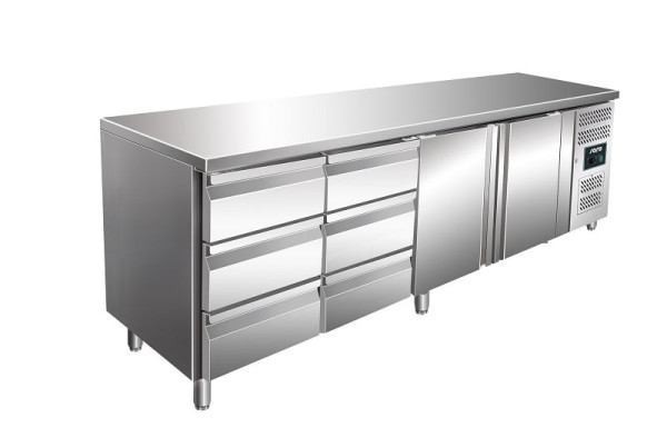 Hladilna miza Saro vklj. 2 x 3 predalni komplet model KYLJA 4150 TN, 323-10725