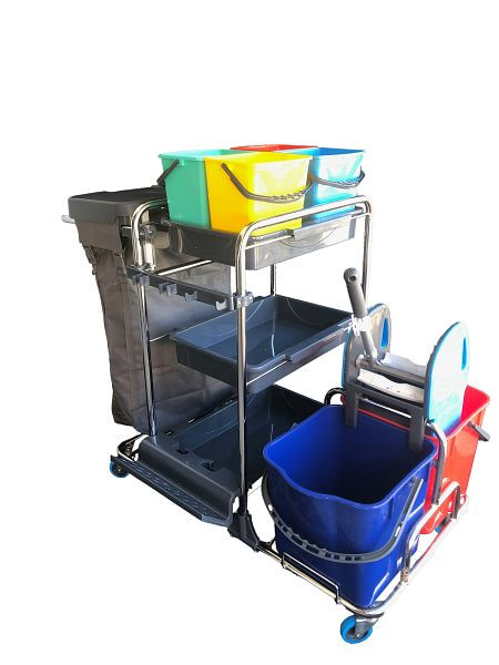 RMV čistilni/servisni voziček King, krom, RMV10.002