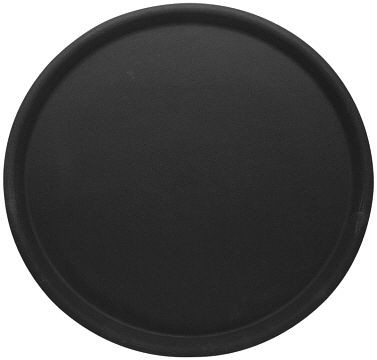 Contacto okrogel pladenj, 43 cm, črn nedrseč, 5305/431