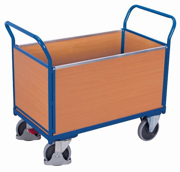 VARIOfit štiristenski voziček z lesom, zunanje mere: 1.040 x 500 x 975 mm (ŠxGxV), sw-500.400