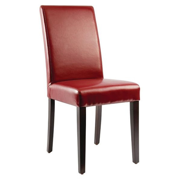 Jedilniški stoli Bolero imitacija usnja rdeči, PU: 2 kosa, GH443