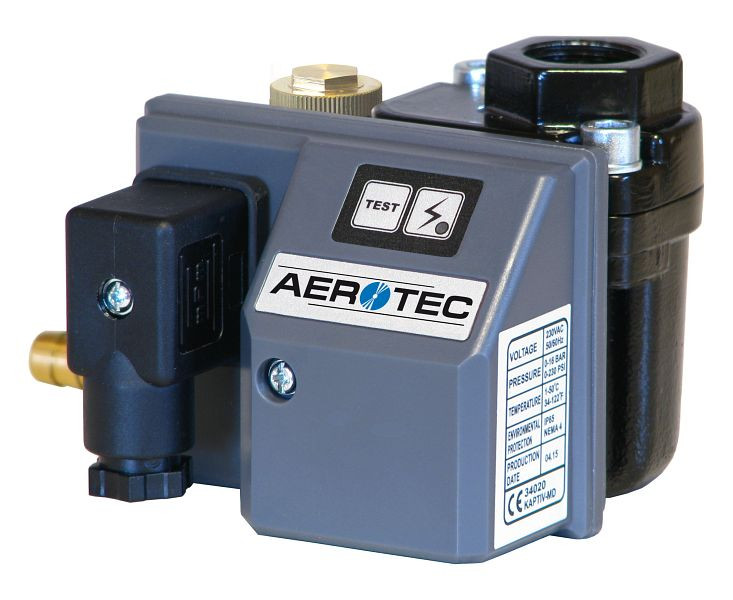 AEROTEC avtomatska drenaža AE 20 - kompaktna - 230 V, za rezervoarje za stisnjen zrak in hladilne sušilnike, 2009698